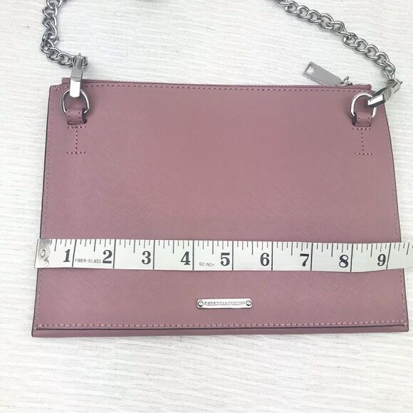 Rebecca Minkoff Mauve Pink Slim Envelope Bag - Picture 6 of 15